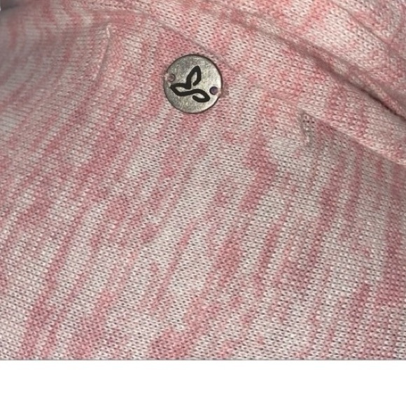 Prana Pink Bubblegum Blush Loveland Wrap Cardigan Sweater Size Smallll - Picture 4 of 11